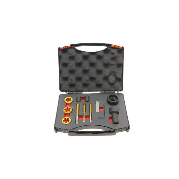 V7181 VIGOR Набір мітчиків та плашок (M12x1.25/M12x1.5/M15x1.5) (13 шт)