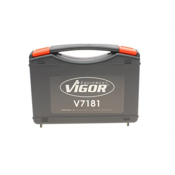 V7181 VIGOR Набір мітчиків та плашок (M12x1.25/M12x1.5/M15x1.5) (13 шт)