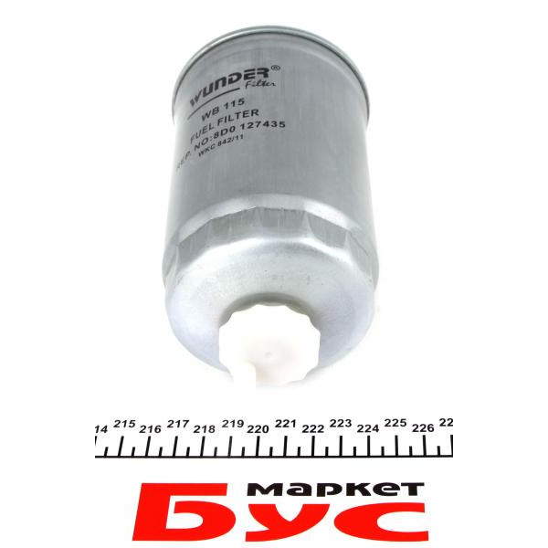 WB115 WUNDER FILTER Фільтр паливний VW Passat 1.9 TDI 98-00
