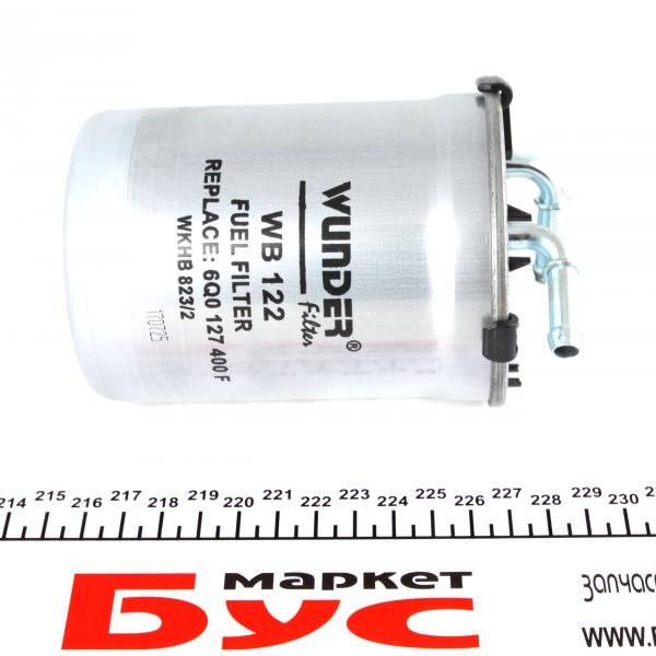 WB122 WUNDER FILTER Фільтр паливний Skoda Fabia/Roomster/VW Polo 1.4/1.6TDI 05-