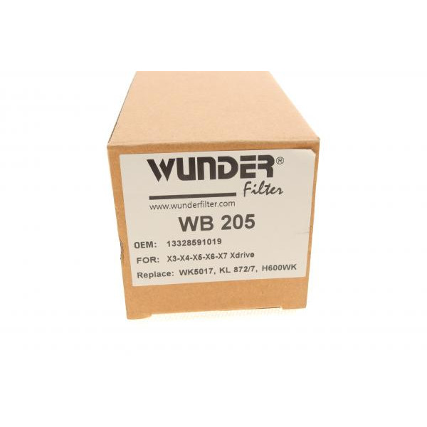 WB205 WUNDER FILTER Фільтр паливний BMW 3 (G20)/5 (G30)/X5 (G05) 2.0 (B47)/3.0 (B57) 17-