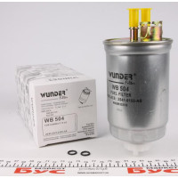WB504 WUNDER FILTER Фільтр паливний Ford Connect 1.8Di/TDCi (55kw) 02- (під клапан)