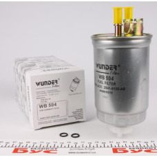 WB504 WUNDER FILTER Фільтр паливний Ford Connect 1.8Di/TDCi (55kw) 02- (під клапан)