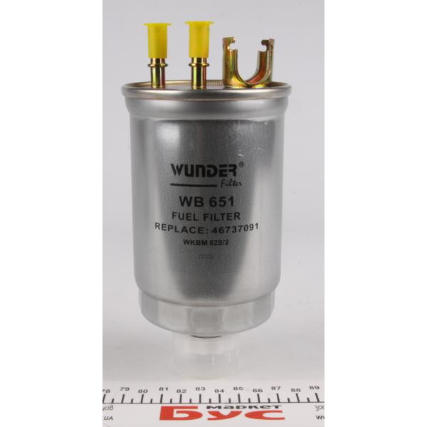 WB651 WUNDER FILTER Фільтр паливний Fiat Doblo 1.9JTD 01-