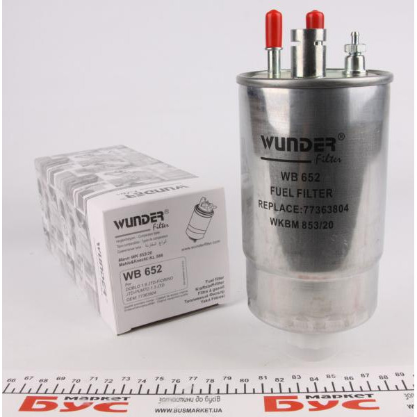 WB652 WUNDER FILTER Фільтр паливний Fiat Doblo 1.3JTD