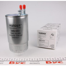 WB653 WUNDER FILTER Фильтр топливный Citroen Nemo 1.3HDi 10-/Fiat Doblo 1.3-2.0D Multijet 05-