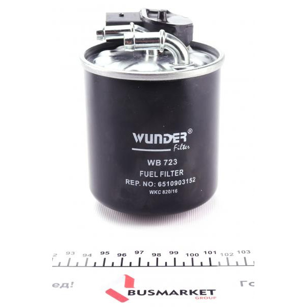 WB723 WUNDER FILTER Фільтр паливний MB Sprinter 906 2.2CDI OM651 (з датчиком)