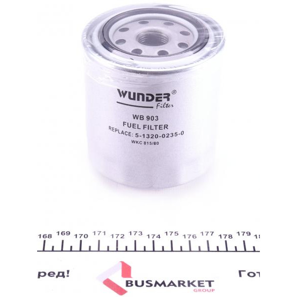 WB903 WUNDER FILTER Фільтр паливний Nissan Patrol 3.2D/Toyota Cruiser 4.0D 82-91