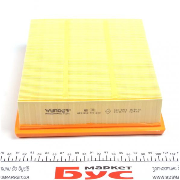 WH101 WUNDER FILTER Фільтр повітряний Audi A4/VW Passat 1.8T-1.9TDI 94-