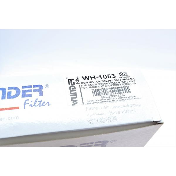 WH1053 WUNDER FILTER Фільтр повітряний Jaguar XE/XF/Land Rover Range Rover 2.0/3.0D 17-
