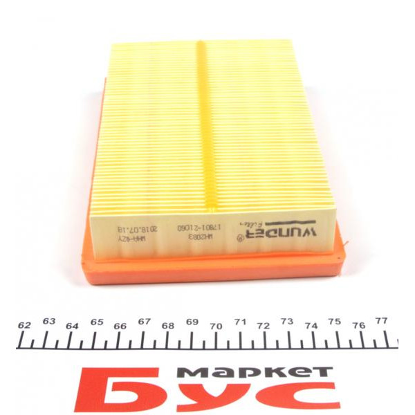 WH2083 WUNDER FILTER Фільтр повітряний Citroen C1/Toyota Yaris 12-
