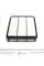 WH2084 WUNDER FILTER Фільтр повітряний Toyota Land Cruiser 3.0 D-4D 02-
