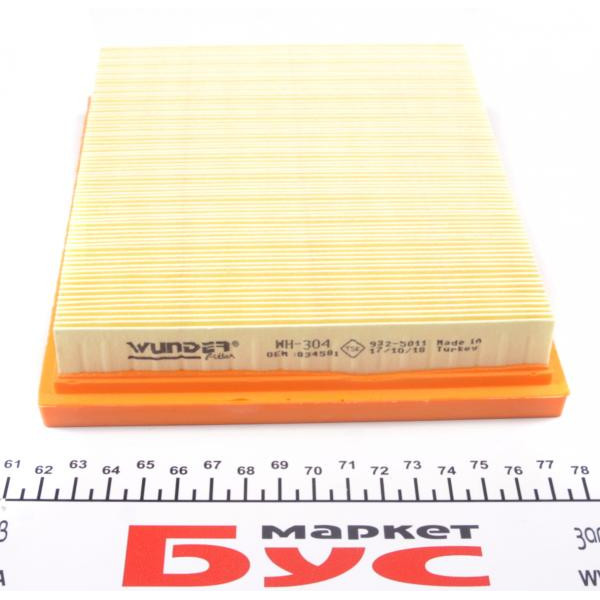 WH304 WUNDER FILTER Фільтр повітряний Opel Combo 1.2/1.4i 94-01
