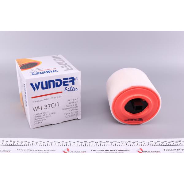 WH3701 WUNDER FILTER Фільтр повітряний Opel Astra K 1.6 CDTi 15-