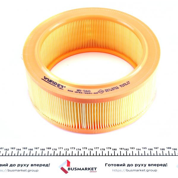 WH560 WUNDER FILTER Фільтр повітряний Ford Transit 1.6-2.5D 85-94