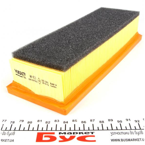 WH653 WUNDER FILTER Фільтр повітряний Fiat Doblo 1.4i 05-