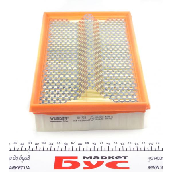 WH703 WUNDER FILTER Фільтр повітряний MB 190D/E200D W201/124 OM601