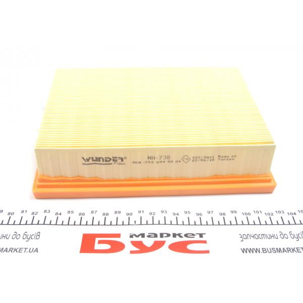 WH738 WUNDER FILTER Фільтр повітряний MB (W169/W245) 1.5/1.7/2.0