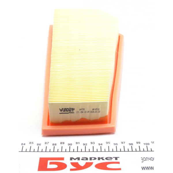 WH739 WUNDER FILTER Фільтр повітряний MB (W204/212 C/E 180/200/250)