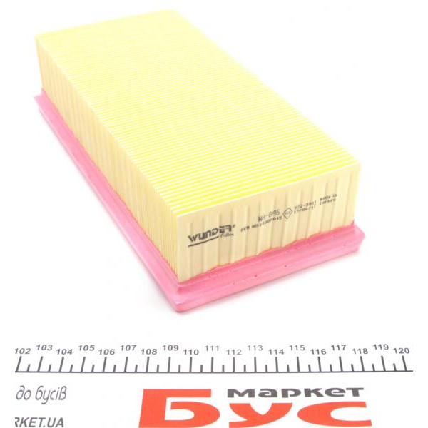 WH846 WUNDER FILTER Фільтр повітряний Smart Forfour/Mitsubishi Colt 04-12