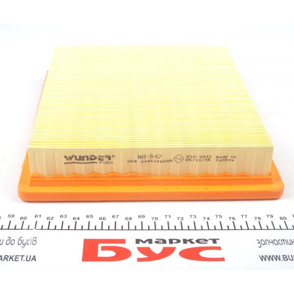 WH847 WUNDER FILTER Фільтр повітряний Dodge Caravan 2.4-3.8i 00-07