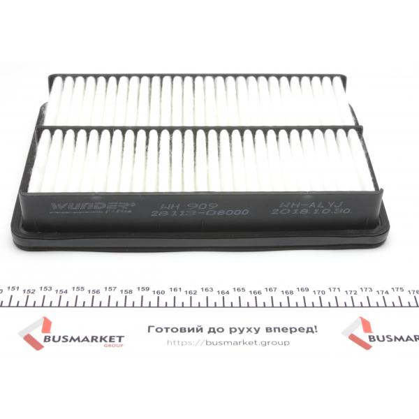 WH909 WUNDER FILTER Фільтр повітряний Hyundai Tucson/ Kia Cerato/Sportage 04-