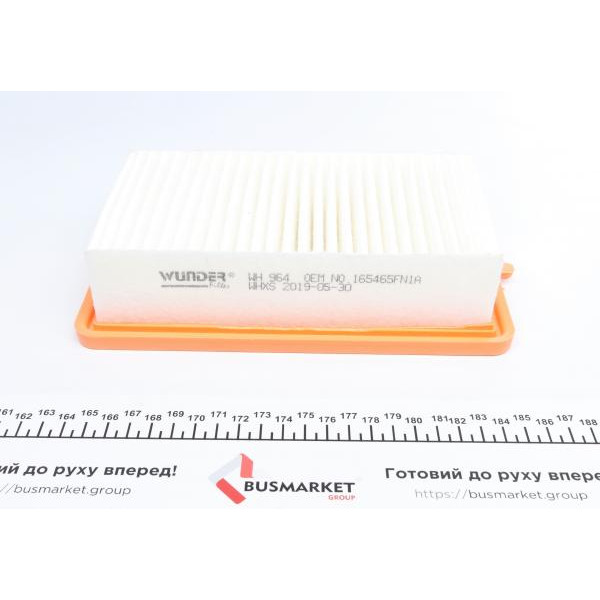WH964 WUNDER FILTER Фільтр повітряний Nissan Micra V 0.9-1.0/1.5DCI 16-
