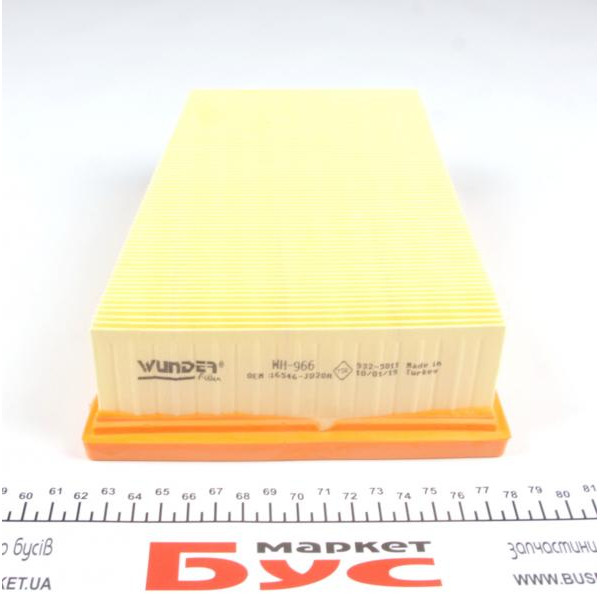 WH966 WUNDER FILTER Фільтр повітряний Nissan Qashqai 07-