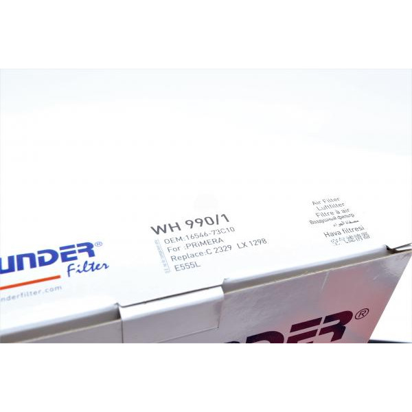 WH9901 WUNDER FILTER Фільтр повітряний Honda Civic/Nissan X-Trail 2.5/Primera/1.4/1.6i 91-