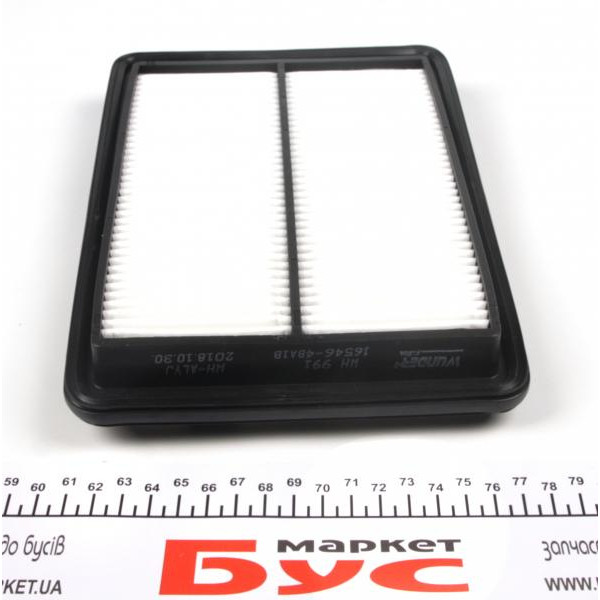 WH991 WUNDER FILTER Фільтр повітряний Nissan Qashqai/X-Trail 1.6 dCi 13- /Renault Kadjar 1.2/1.6 TCe 15-