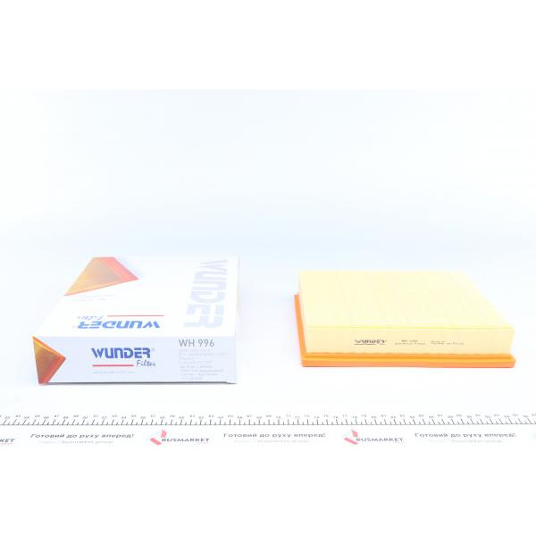 WH996 WUNDER FILTER Фільтр повітряний MB X-class (470) 2.2-2.5 d 17-/Nissan Navara 2.3dCi 15-