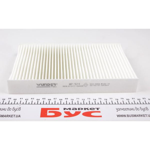 WP924 WUNDER FILTER Фільтр салону Nissan Juke/Renault Fluence 10-
