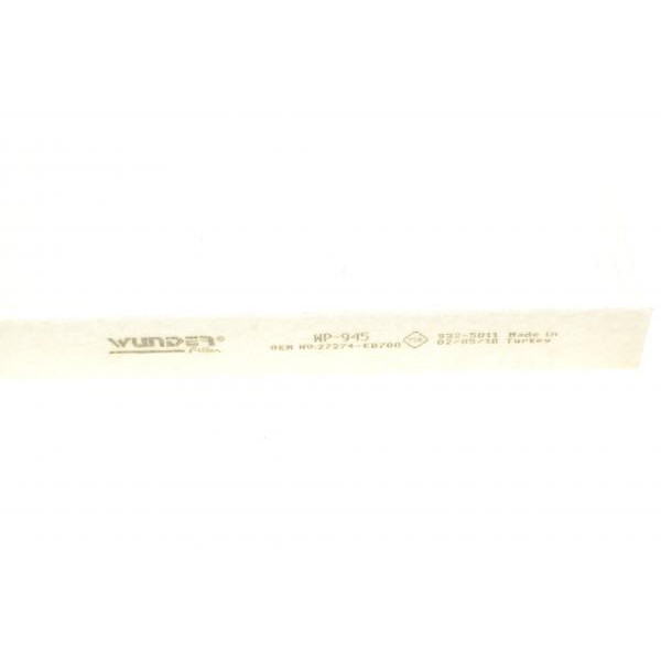 WP945 WUNDER FILTER Фільтр салону Nissan Navara/Pathfinder 2.5dCi/3.0dCi/4.0 05-