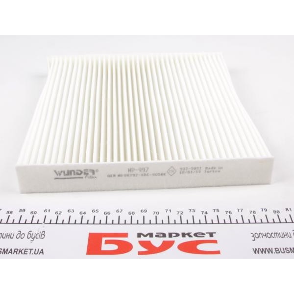 WP997 WUNDER FILTER Фильтр салона Honda Accord/Civic 1.3HYBRID-2.4 03-