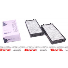 WPK218 WUNDER FILTER Фільтр салону BMW X5 (E70/F15)/X6 (E71/E72) 2.0-4.8 07- (вугільний) (2шт)