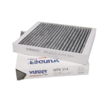 WPK314 WUNDER FILTER Фільтр салону Chevrolet Aveo (T300) 11-/ Opel Astra J 09- (вугільний)