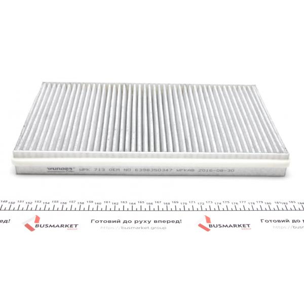 WPK713 WUNDER FILTER Фильтр салона MB Vito (W639) 03- (угольный)