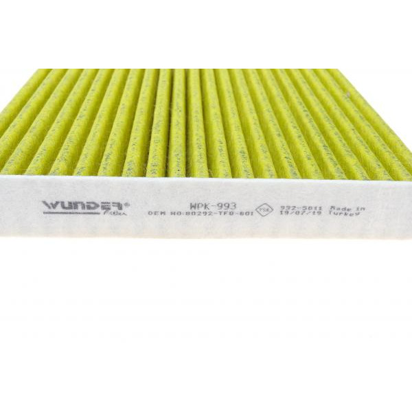 WPK993 WUNDER FILTER Фільтр салону Honda HR-V 15-/ Jazz 08- (вугільний)