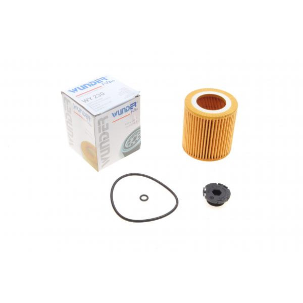 WY230 WUNDER FILTER Фільтр масляний BMW 1-5 2.0/2.8 11-/X5 4.0E/X6 3.5 09-19