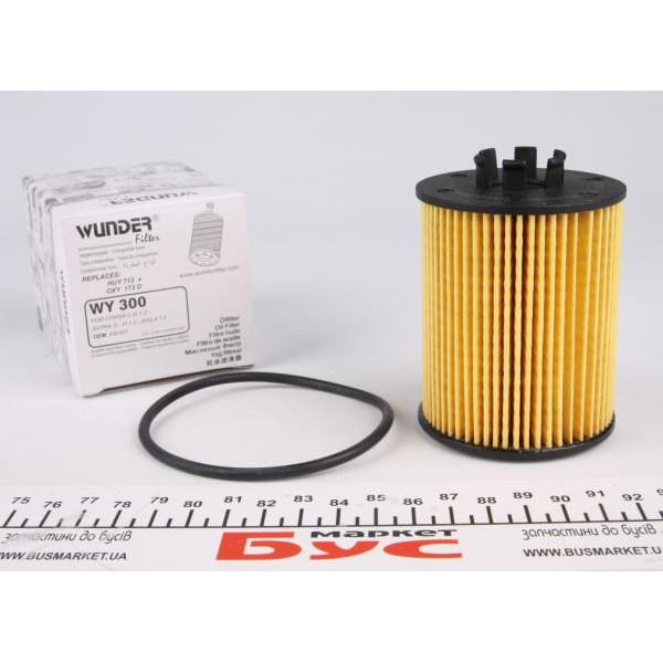 WY300 WUNDER FILTER Фільтр масляний Opel Combo 1.4 16V 05-