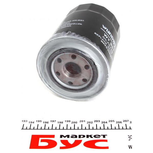 WY901 WUNDER FILTER Фільтр масляний Mitsubishi Galant/Lancer 1.8D/TD/2.0D