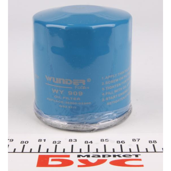 WY909 WUNDER FILTER Фільтр масляний Mazda 1.6/2.0 87-