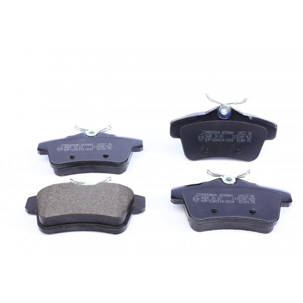 249221701 ZIMMERMANN Колодки гальмівні (задні) Citroen C4/Peugeot 308/508 09- (Girling)