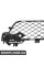 Передній бампер Lateral Grille Bapmic ATPP1112140003 (аналог A2048851324)