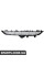 Передній бампер Lateral Grille Bapmic ATPP1212139016 (аналог 51117294476)