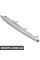 Передній бампер molding Bapmic ATPP1212178002 (аналог 51117168924)