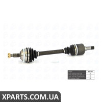 Напіввісь Scudo/Jumpy 2.0JTD 00>06 Л. (+ABS/632мм) BGA - DS1418L