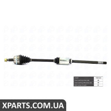 Напіввісь Master/Movano 2.5dCi/dTi 01- Пр. (+ABS) BGA - DS7335RA