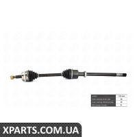 Піввісь Master/Movano 2.5dCi 06-10 Пр. (+ABS) BGA - DS7352R