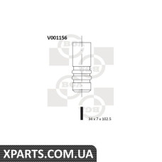 Клапан двигуна BGA - V001156